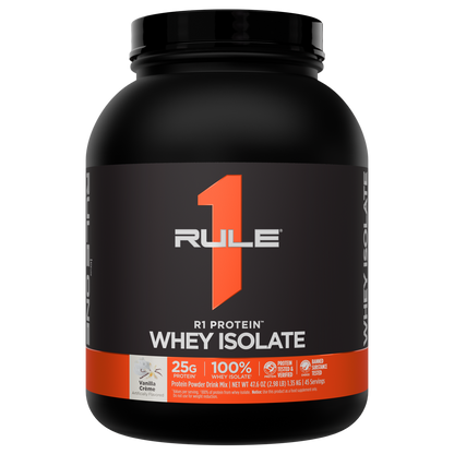 Rule 1 Whey Protein Isolate - Vanilla Crème (3lb)