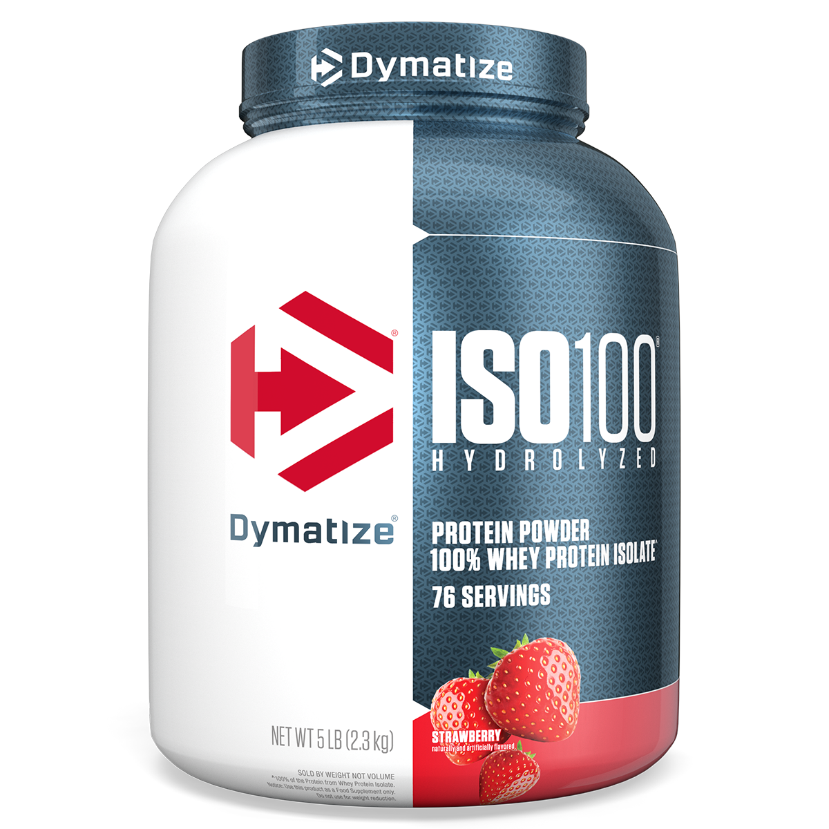 Dymatize ISO100 Hydrolyzed Whey Protein Isolate - Strawberry (5lb)