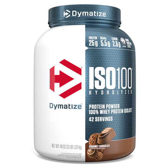 Dymatize ISO100 Hydrolyzed Whey Protein Isolate - Gourmet Chocolate (3lb)