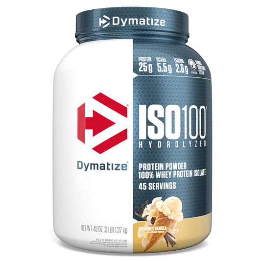 Dymatize ISO100 Hydrolyzed Whey Protein Isolate - Gourmet Vanilla (3lb)