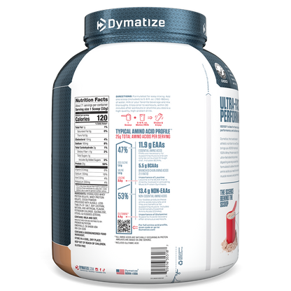 Dymatize ISO100 Hydrolyzed Whey Protein Isolate - Gourmet Chocolate (5lb)