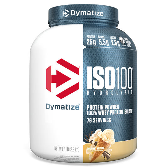 Dymatize ISO100 Hydrolyzed Whey Protein Isolate - Gourmet Vanilla (5lb)