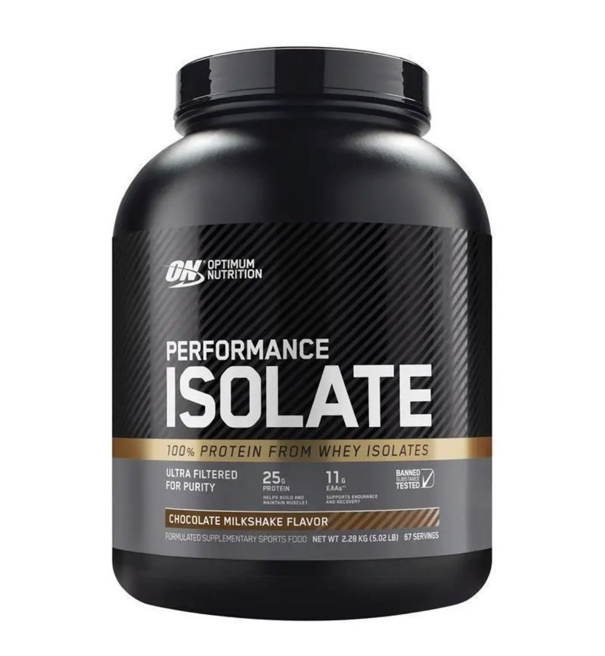 Optimum Nutrition Performance Whey Isolate 5lb - Chocolate Milkshake
