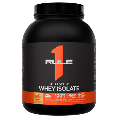Rule 1 Whey Protein Isolate - Salted Caramel (3lb)