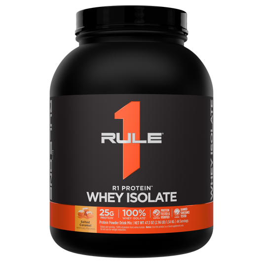 Rule 1 Whey Protein Isolate - Salted Caramel (3lb)