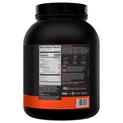 Rule 1 Whey Protein Isolate - Vanilla Butter Cake (3lb)