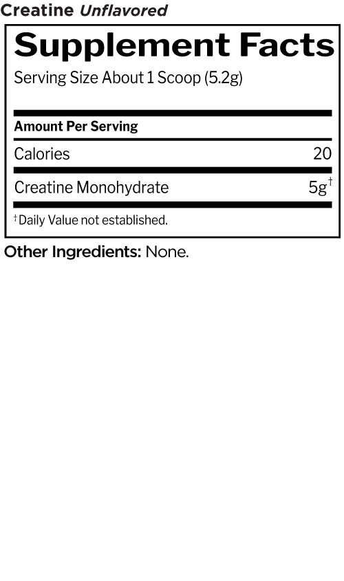 Rule 1 Creatine - Unflavoured (500g / 100 Serves)