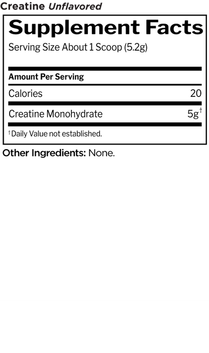 Rule 1 Creatine - Unflavoured (500g / 100 Serves)